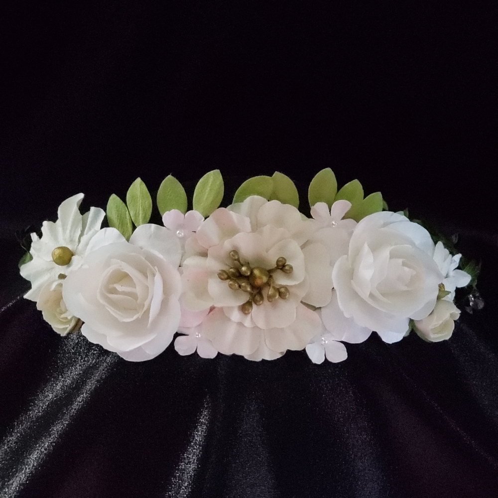 Boho Simple Flower Crown (OOAK)